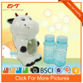 Cow design plastic bubble machine toy kids bubble gun for sale